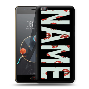 Пластиковый чехол на ZTE Nubia M2 Lite с принтом NAME