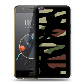 Пластиковый чехол на ZTE Nubia M2 Lite с принтом NAME