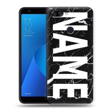 Пластиковый чехол на ASUS ZenFone Max Plus M1 с принтом NAME