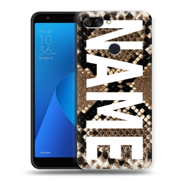 Пластиковый чехол на ASUS ZenFone Max Plus M1 с принтом NAME