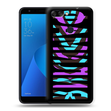 Пластиковый чехол на ASUS ZenFone Max Plus M1 с принтом ФАМИЛИЯ