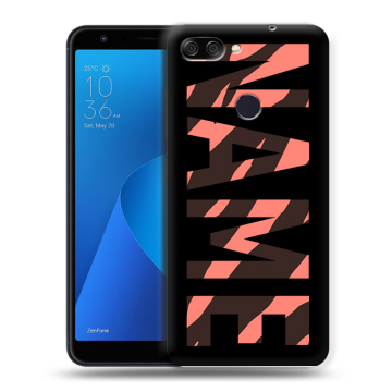 Пластиковый чехол на ASUS ZenFone Max Plus M1 с принтом NAME
