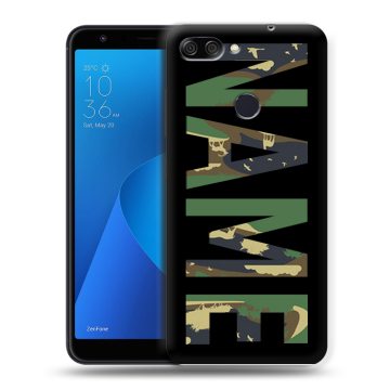 Пластиковый чехол на ASUS ZenFone Max Plus M1 с принтом NAME