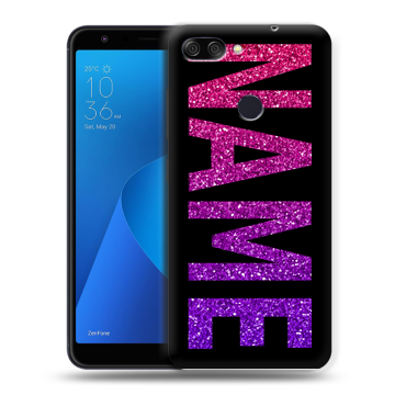 Пластиковый чехол на ASUS ZenFone Max Plus M1 с принтом NAME