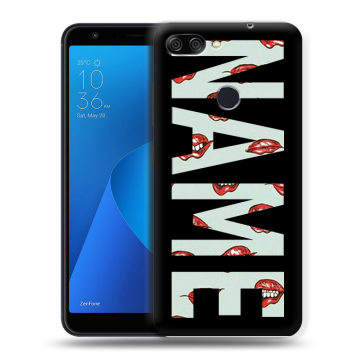 Пластиковый чехол на ASUS ZenFone Max Plus M1 с принтом NAME