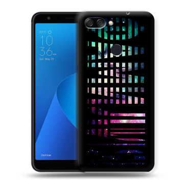 Пластиковый чехол на ASUS ZenFone Max Plus M1 с принтом ФАМИЛИЯ