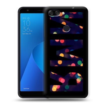 Пластиковый чехол на ASUS ZenFone Max Plus M1 с принтом ИМЯ