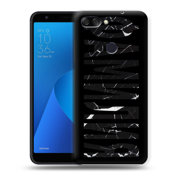Пластиковый чехол на ASUS ZenFone Max Plus M1 с принтом ФАМИЛИЯ