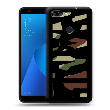 Пластиковый чехол на ASUS ZenFone Max Plus M1 с принтом NAME