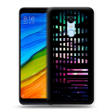 Силиконовый противоударный чехол на Xiaomi RedMi 5 Plus с принтом ФАМИЛИЯ