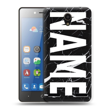 Силиконовый чехол на ZTE Blade L7 с принтом NAME