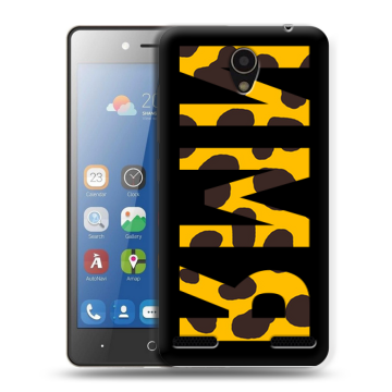Силиконовый чехол на ZTE Blade L7 с принтом ИМЯ