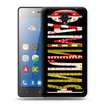 Силиконовый чехол на ZTE Blade L7 с принтом ФАМИЛИЯ