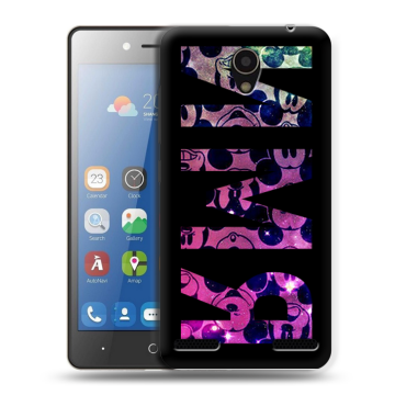 Силиконовый чехол на ZTE Blade L7 с принтом ИМЯ