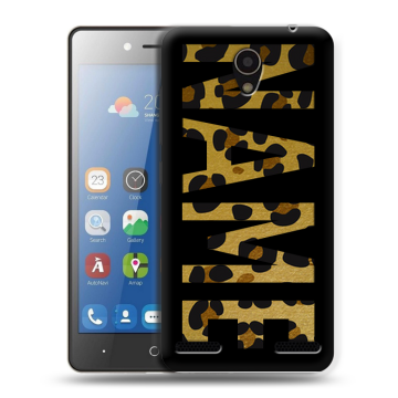 Силиконовый чехол на ZTE Blade L7 с принтом NAME