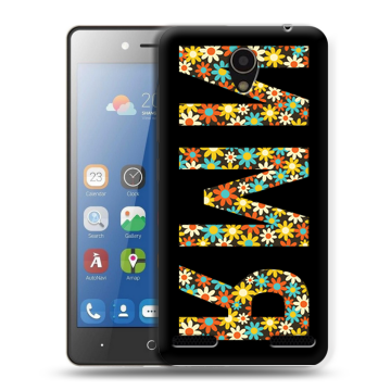 Силиконовый чехол на ZTE Blade L7 с принтом ИМЯ