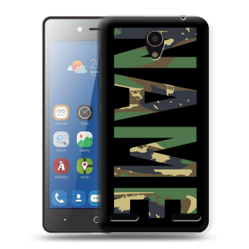 Силиконовый чехол на ZTE Blade L7 с принтом NAME