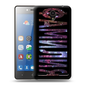 Силиконовый чехол на ZTE Blade L7 с принтом ФАМИЛИЯ