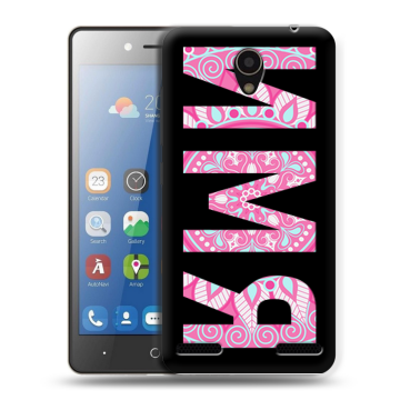 Силиконовый чехол на ZTE Blade L7 с принтом ИМЯ