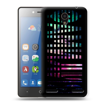 Силиконовый чехол на ZTE Blade L7 с принтом ФАМИЛИЯ