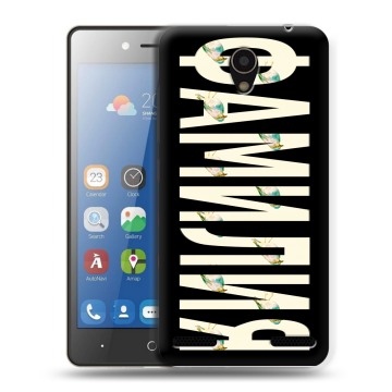 Силиконовый чехол на ZTE Blade L7 с принтом ФАМИЛИЯ