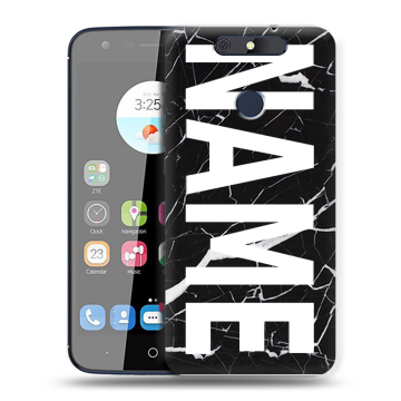 Силиконовый чехол на ZTE Blade V8C с принтом NAME