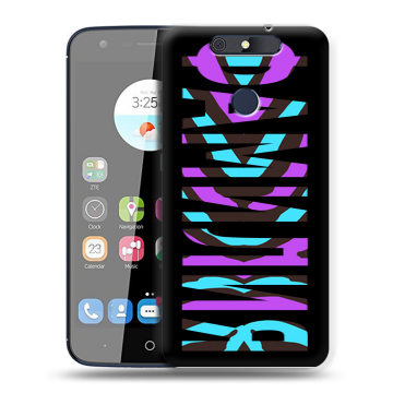 Силиконовый чехол на ZTE Blade V8C с принтом ФАМИЛИЯ