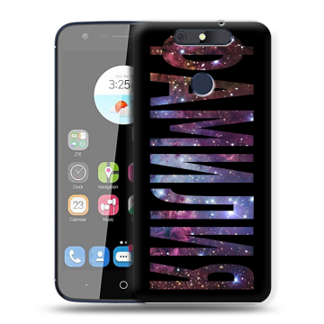Силиконовый чехол на ZTE Blade V8C с принтом ФАМИЛИЯ