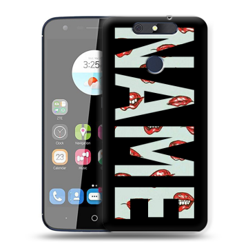 Силиконовый чехол на ZTE Blade V8C с принтом NAME
