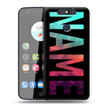 Силиконовый чехол на ZTE Blade V8C с принтом NAME