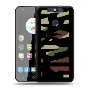 Силиконовый чехол на ZTE Blade V8C с принтом NAME