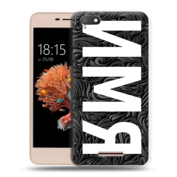 Силиконовый чехол на BQ Strike Power 4G с принтом ИМЯ