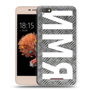 Силиконовый чехол на BQ Strike Power 4G с принтом ИМЯ