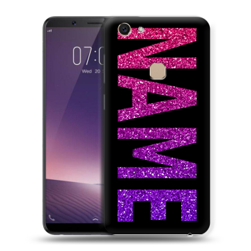 Пластиковый чехол на Vivo V7 с принтом NAME