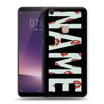 Пластиковый чехол на Vivo V7 с принтом NAME