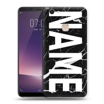 Пластиковый чехол на Vivo V7 Plus с принтом NAME