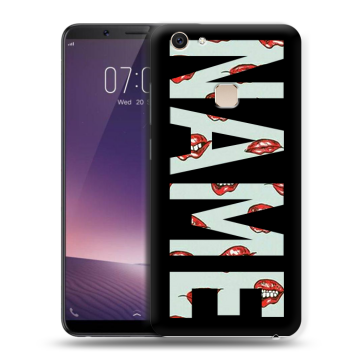 Пластиковый чехол на Vivo V7 Plus с принтом NAME
