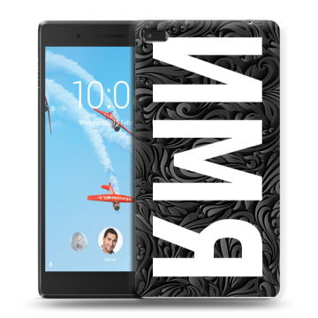 Силиконовый чехол на Lenovo Tab 4 7 с принтом ИМЯ