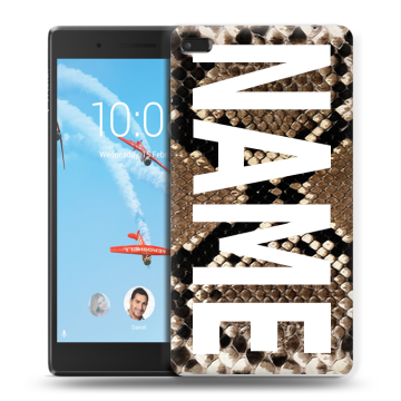 Силиконовый чехол на Lenovo Tab 4 7 с принтом NAME