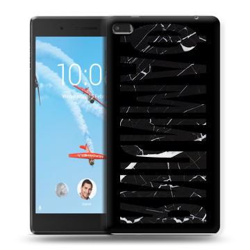 Силиконовый чехол на Lenovo Tab 4 7 с принтом ФАМИЛИЯ