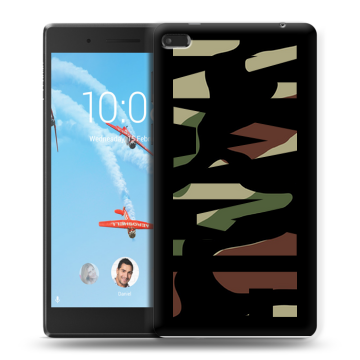 Силиконовый чехол на Lenovo Tab 4 7 с принтом NAME