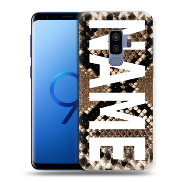Силиконовый чехол на Samsung Galaxy S9 Plus с принтом NAME
