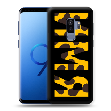 Силиконовый чехол на Samsung Galaxy S9 Plus с принтом ИМЯ