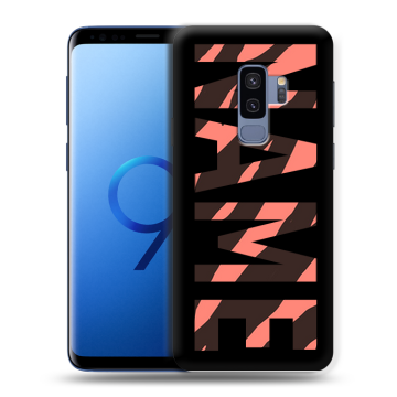 Силиконовый чехол на Samsung Galaxy S9 Plus с принтом NAME