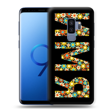 Силиконовый чехол на Samsung Galaxy S9 Plus с принтом ИМЯ