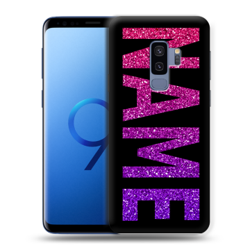 Силиконовый чехол на Samsung Galaxy S9 Plus с принтом NAME