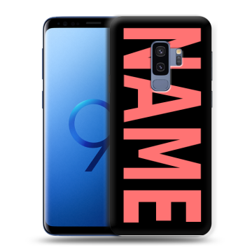 Силиконовый чехол на Samsung Galaxy S9 Plus с принтом NAME