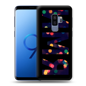 Силиконовый чехол на Samsung Galaxy S9 Plus с принтом ИМЯ