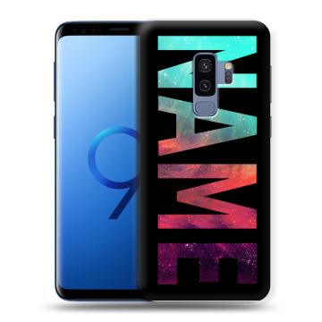 Силиконовый чехол на Samsung Galaxy S9 Plus с принтом NAME