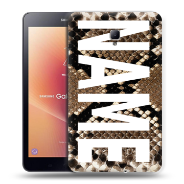 Силиконовый чехол на Samsung Galaxy Tab A 8.0 (2017) с принтом NAME
